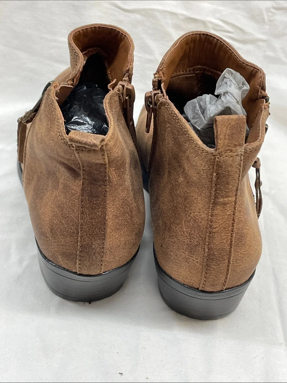 Sugar Casual Brown Ankle Boots - Classic Everyday Style girl sz 3